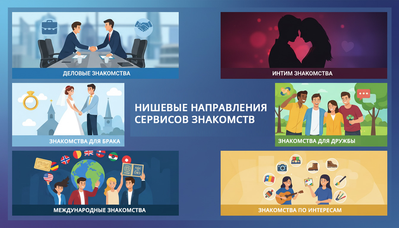 Нишевые направления сервисов знакомств